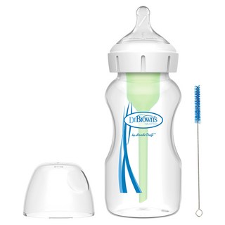 닥터브라운 와이드넥 옵션스플러스 PP 젖병 본품, 혼합색상, 270ml, 1개