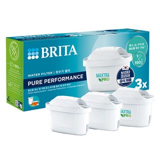 브리타 정수기 필터 막스트라 프로 퓨어 퍼포먼스 3입, 1개