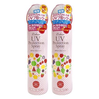 LISHAN UV 亮白防曬噴霧 SPF50+ PA++++ 水果花香, 250g, 2瓶