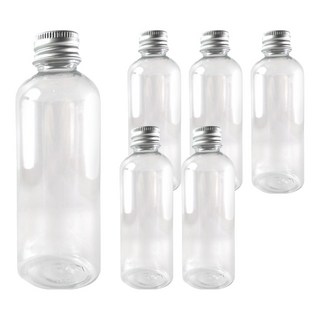 台灣 COSMOS 鋁蓋瓶, 透明, 6個