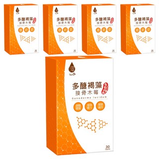 Tsuie 日濢 多醣褐藻接骨木莓膠囊 含多醣體、褐藻醣膠、紫錐菊萃取物 調整體質 增強體力, 700mg, 30顆, 5盒