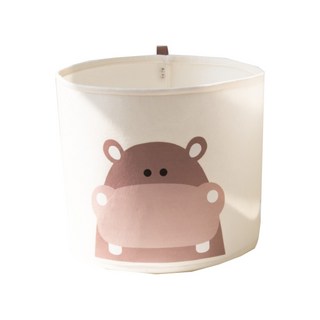 TCR 毛氈玩具籃收納盒, 河馬, 1個