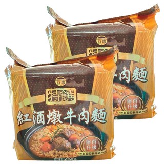 台酒 特饌 紅酒燉牛肉麵, 6包