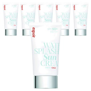 에스쁘아 워터 스플래쉬 선크림 프레쉬 시카 SPF50+ PA++++, 60ml, 6개