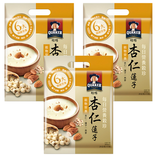 QUAKER 桂格 每日營養穀珍杏仁蓮子, 260g, 3袋