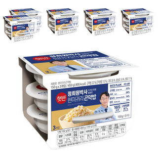 햇반 현미귀리곤약밥, 150g, 18개