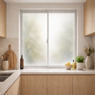 Homeflow 加厚玻璃窗貼, 純浮雕