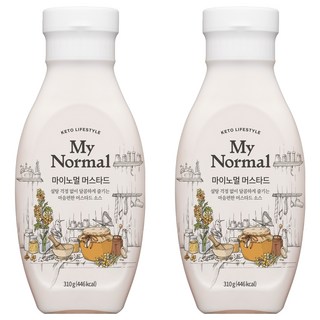 MY NORMAL FOODS 低糖芥末醬, 310g, 2個