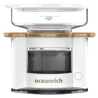 oceanrich 歐新力奇 便攜式單杯萃取旋轉咖啡機 S2，附絨布袋, 白木紋