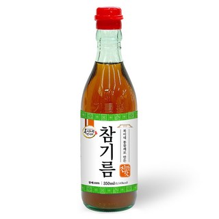 BokineMeokgeori 全芝麻製成香濃麻油, 1個, 350ml