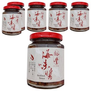 裕豐食品 海味醬 黑豆釀造120天以上 無添加防腐劑, 260g, 6罐