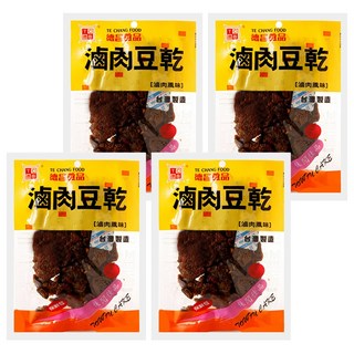 德昌 滷肉豆乾 傳統風味 Q彈口感 方便攜帶, 115g, 4包