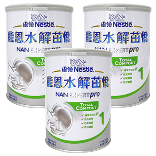 Nestle 雀巢 NAN 能恩 水解茁悅 部分水解蛋白嬰兒營養配方奶粉 1號 0~12個月, 800g, 3罐
