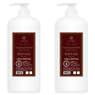 木質莊園 檀香 沐浴露, 1L, 2瓶