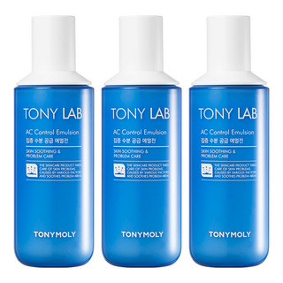 TONYMOLY Tony Lab AC Control 淨痘乳液 舒緩肌膚護理, 160ml, 3瓶