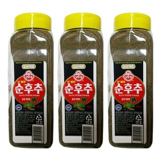 오뚜기 오쉐프 순후추, 450g, 3개