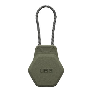 UAG AirTag 高強度鋼絲簡約保護殼, 軍綠色, 1個