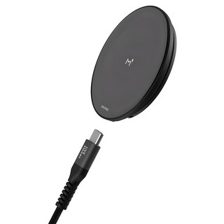 ONPRO MagReact 行動磁吸式無線充電器 15W 6 x 6 x 0.8cm 61.4g, 黑色, 1個