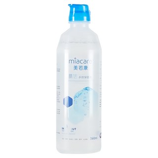 miacare 美若康 多效隱形眼鏡保養液, 360ml, 1瓶