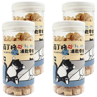 SHARINGER 薛丁格 貓凍乾零食, 雞肉 + 離胺酸, 70g, 4罐