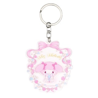 Sanrio 三麗鷗 立體壓克力鑰匙圈, 美樂蒂 透明色, 1個