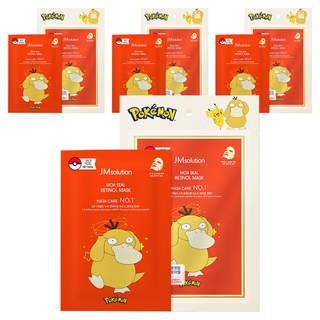 JMsolution 肌司研 寶可夢可達鴨Moa Seal視黃醇面膜 3片 + 隨機貼紙, 4組