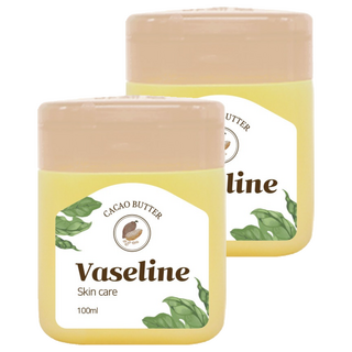 Vaseline 凡士林 可可脂光澤保濕潤膚膏 原味, 100ml, 2罐