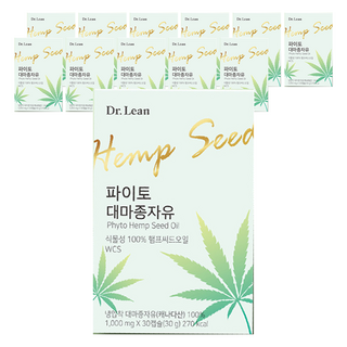 닥터린 파이토 대마종자유, 30정, 12개