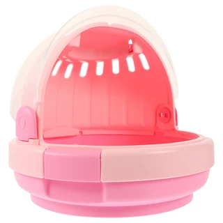 Carno 卡諾 UFO外出籠 優質PVC 適用於攜帶鼠/倉鼠/松鼠/灰鼠等, 櫻花粉, 1個