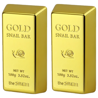 The Saem 得鮮 黃金蝸牛潔面皂 100g, 2個