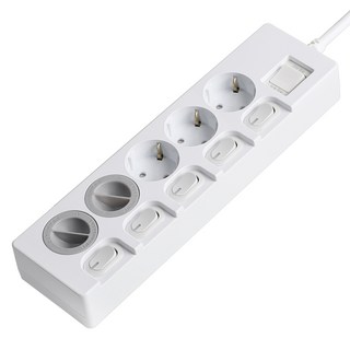 스윗홈 국내생산 과부하차단 개별스위치 절전 멀티탭 5구+안전커버 2p, 3m, 1개