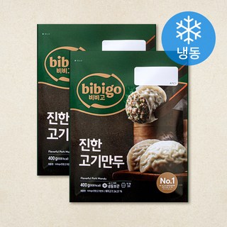 비비고 진한고기만두 (냉동), 400g, 2개