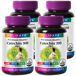 假期兒茶素 300, 60顆, 4罐
