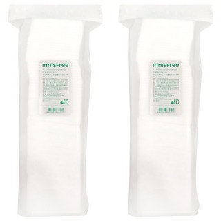 INNISFREE 妝自然美妝工具 5層多用途化妝棉 濕敷用, 80片, 2包