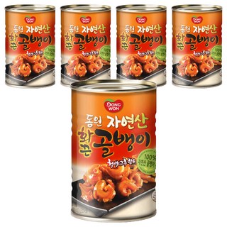 Dongwon 東遠 辣味螺肉罐頭, 400g, 5個