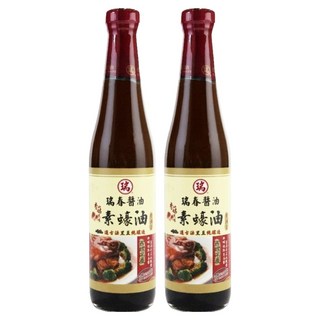 瑞春醬油 香菇素蠔油, 420ml, 2個