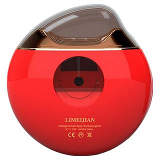 電動指甲修剪磨甲機 一般款, 1個, 紅色