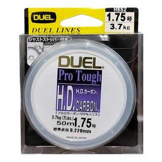 DUEL H.D. CARBON 50M 碳素前導線 1.75號, H852, 1捲