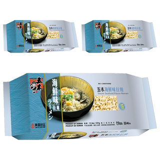 五木 海鮮拉麵, 精選優質麵條, 口感彈牙, 321g, 3包