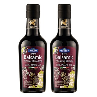 폰타나 모데나 발사믹 식초 실버라벨, 250ml, 2개