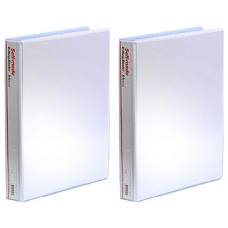 희망사무포인트 D링 바인더 2cm 라벨 색상랜덤 3공, 백색, 2개