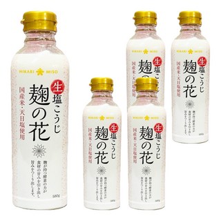 HIKARI MISO 麴之花 生鹽麴, 580g, 日本產, 5瓶