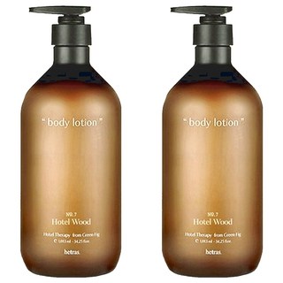 hetras. 飯店療癒身體乳液 Hotel Wood, 2瓶, 1L