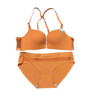 前扣式Y字美背無鋼圈豐胸內衣套裝