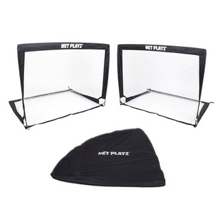 NetPlayz 折疊式簡易足球門, 2個, 黑色