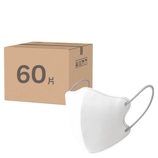 MASCLUB 涼感口罩 極簡白 (共60片) 3D立體透氣 親膚舒適 時尚口罩, 2盒, 30片