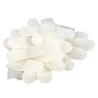 쿠말 라텍스 손가락 장갑 골무 클리어, 1개입, 100개