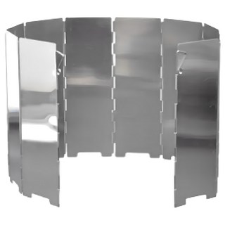 Chill Outdoor 鋁合金 多折氧化擋風板 附收納盒, 1個, 銀色