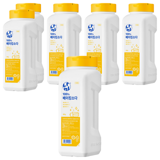라이프홀릭 100% 베이킹소다, 800g, 6개