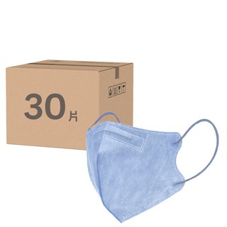 CHENYU 辰昱 3D透氣醫療口罩, 冰湖藍, 30片, 1盒